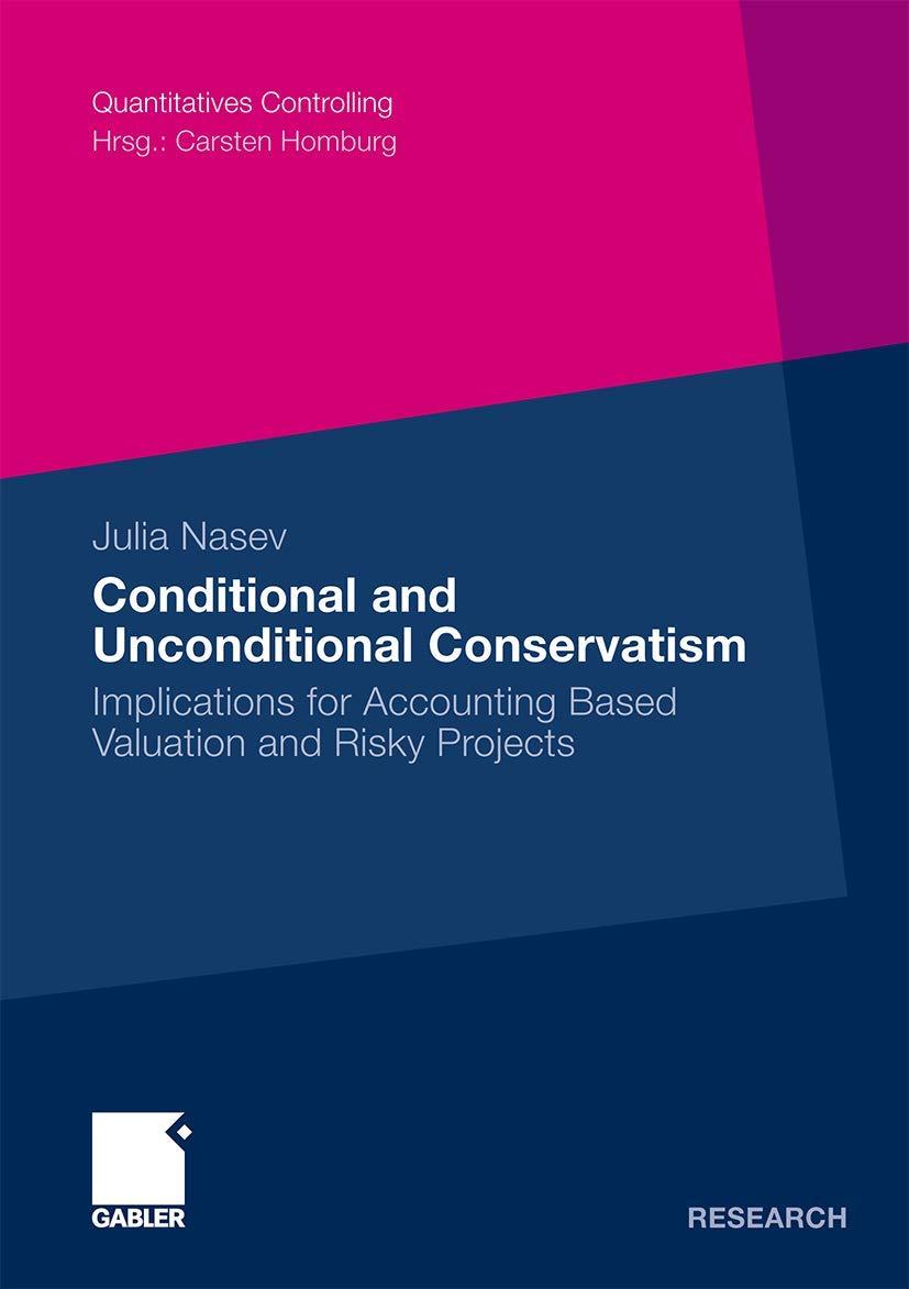 conditional and unconditional conservatism implications for accounting based valuation and risky projects 1st