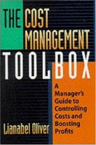 the cost management toolbox 1st edition lianabel oliver 081447053x, 9780814470534