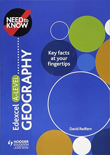 edexcel a level geography 1st edition david redfern 1510428518, 978-1510428515