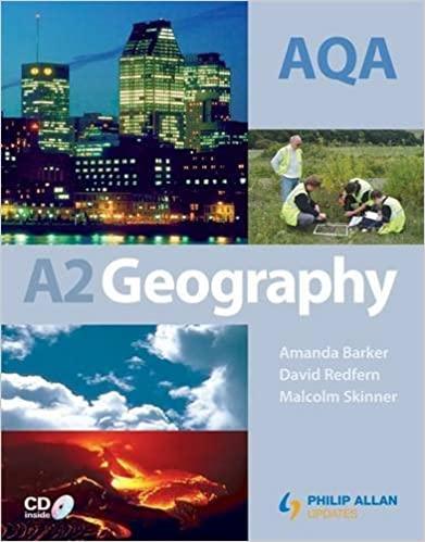 aqa a2 geography 1st edition malcolm skinner, david redfern, amanda barker 0340946121, 978-0340946121