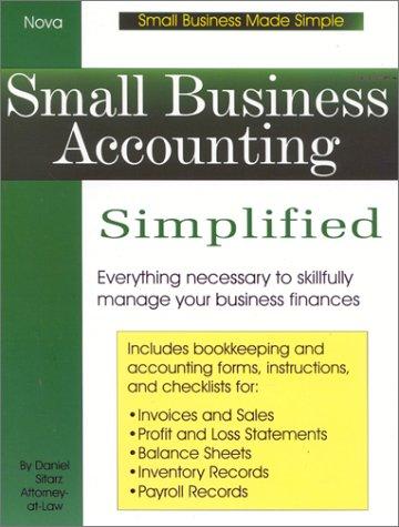 small business accounting simplified 1st edition daniel sitarz 0935755918, 978-0935755916