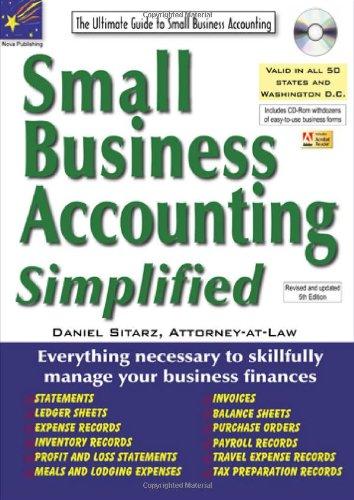small business accounting simplified 5th edition daniel sitarz 1892949504, 978-1892949509