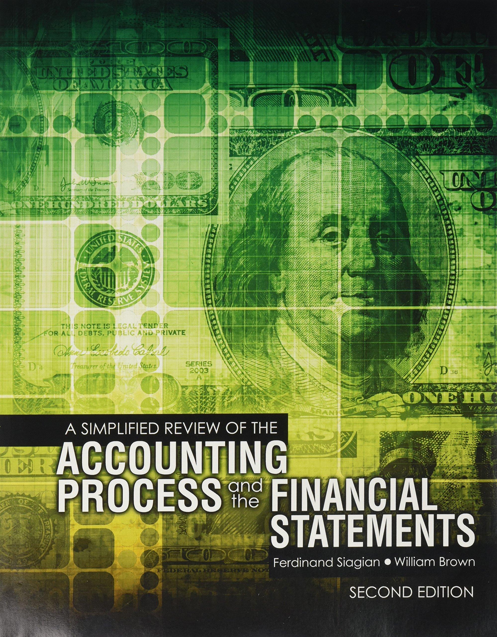 a simplified review of the accounting process and the financial statements 2nd edition ferdinand t. siagian,