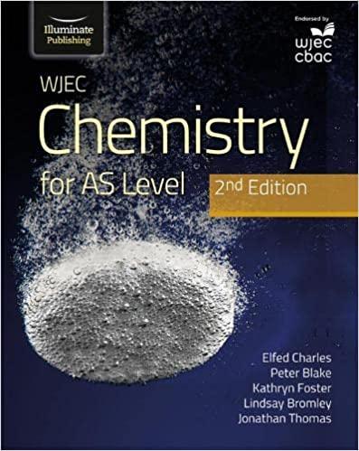 wjec chemistry for as level student book 2nd edition elfed charles, jon thomas, k foster, lindsay bromley,