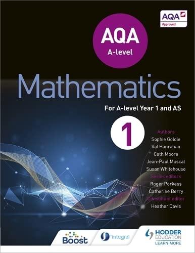aqa a level mathematics year 1 and as 1st edition sophie goldie, susan whitehouse, val hanrahan, cath moore,