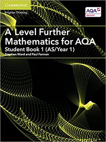 a level further mathematics for aqa student book 1 (as/year 1) 1st edition paul fannon, stephen ward