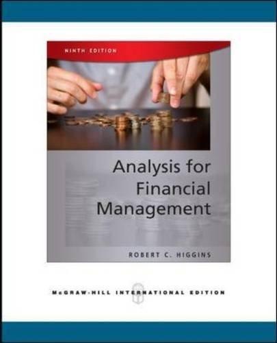 analysis for financial management 9th international edition robert c. higgins 0071276262, 9780071276269