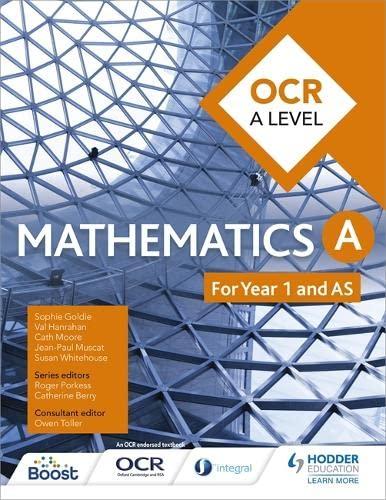ocr a level mathematics year 1 and as 1st edition sophie goldie, susan whitehouse, val hanrahan, cath moore,