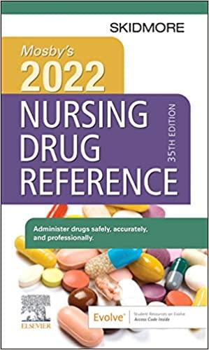 mosbys 2022 nursing drug reference 35th edition linda skidmore roth 0323826075, 9780323826075