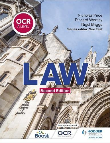ocr a level law 2nd edition richard wortley, nicholas price 139832647x, 978-1398326477