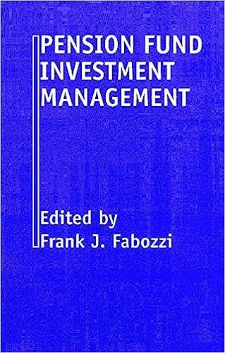 pension fund investment management 2nd edition frank j. fabozzi 1883249260, 978-1883249267