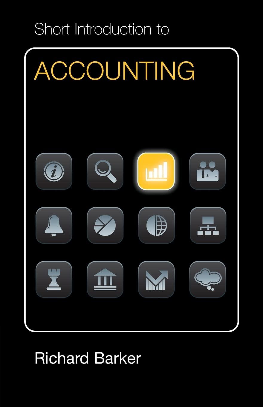 short introduction to accounting 1st edition richard barker 0521179475, 978-0521179478