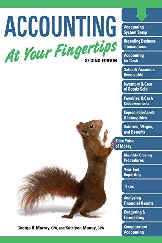 accounting at your fingertips 2nd edition george r. murray 161564203x, 9781615642038