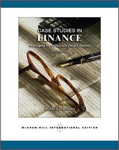 case studies in finance 5th international edition robert bruner 007125417x, 978-0071254175