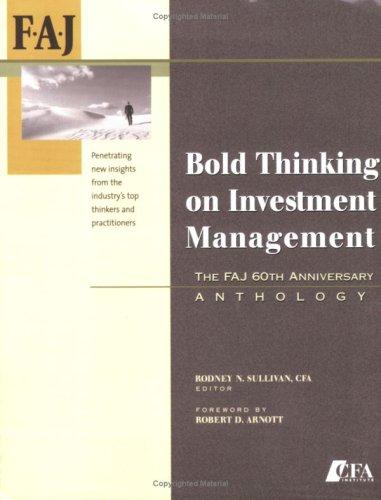 bold thinking on investment management 1st edition richard c. grinold 1932495452, 978-1932495454