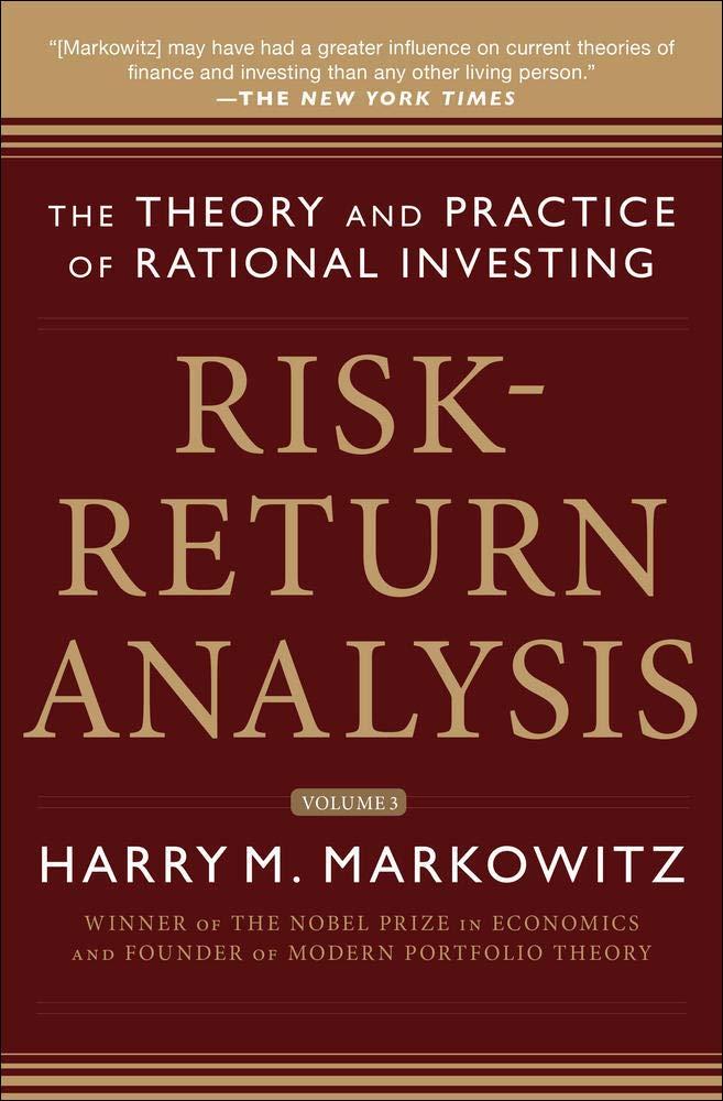 risk return analysis volume 3 1st edition harry markowitz 0071818316, 978-0071818315