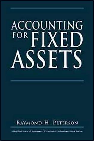 accounting for fixed assets wiley institute of management accountants professional book series 1st edition