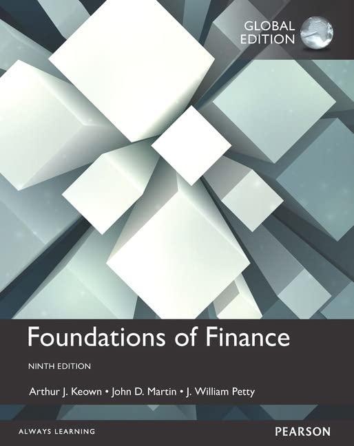 foundations of finance 9th global edition arthur j. keown, john d. martin, j. william petty 1292155132,
