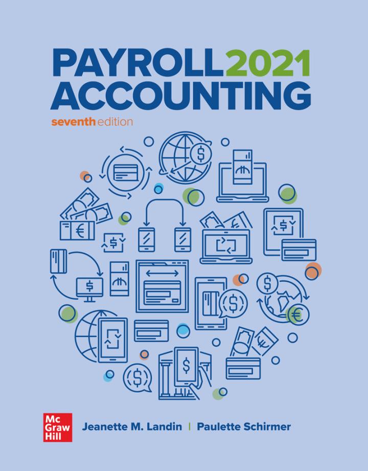payroll accounting 2021 7th edition jeanette landin 126024797x, 9781260247978