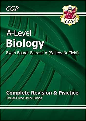 a level biology edexcel a year 1 and 2 complete revision and practice 1st edition cgp books 178294298x,