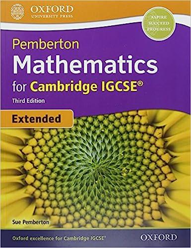 pemberton mathematics for cambridge igcse 3rd edition sue pemberton 0198428421, 978-0198428428