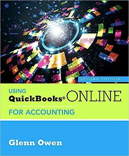 using quickbooks online for accounting 2nd edition glenn owen 1337399876, 9781337399876