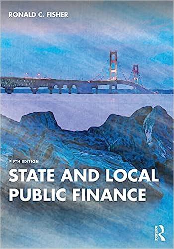 state and local public finance 5th edition ronald c. fisher 0367467240, 9780367467241