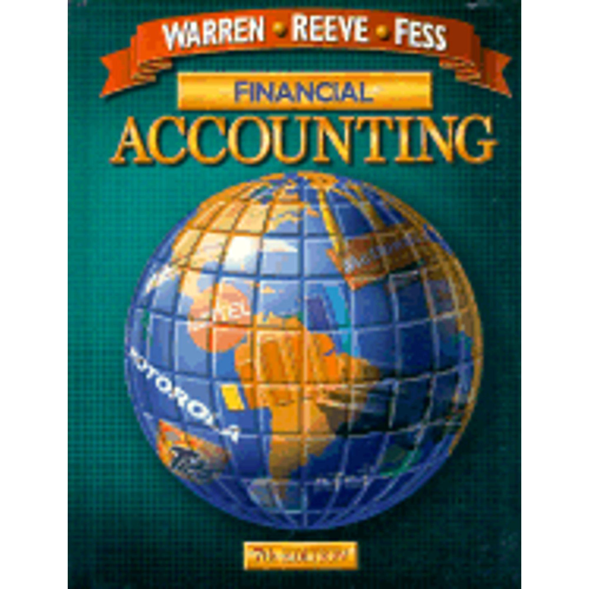 financial accounting 7th edition dr. carl s warren, dr. james m reeve, philip e fess 0538874139, 9780538874137