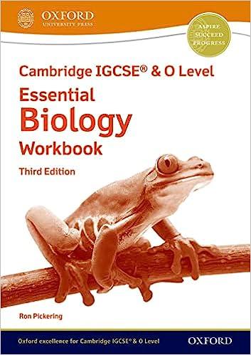 cambridge igcse and o level essential biology workbook 3rd edition ron pickering 1382006101, 978-1382006101