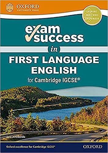 exam success in first language english for cambridge igcse 1st edition jane arredondo 0198444664,