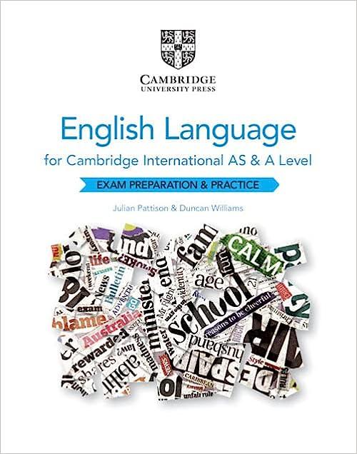cambridge international as and a level english language exam preparation and practice 2nd edition julian