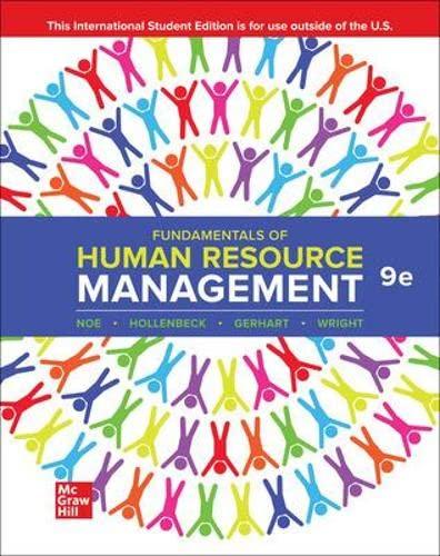 fundamentals of human resource management 9th international edition raymond andrew noe, john r. hollenbeck,