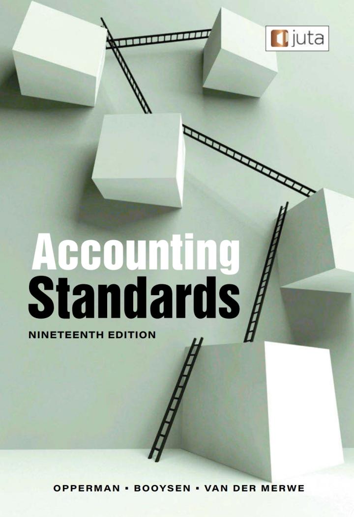 accounting standards 19th edition booysen, opperman, van der merwe 1485132827, 9781485132820