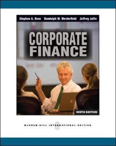 corporate finance 9th international edition stephen a. ross, randolph westerfield, jeffrey f. jaffe, br