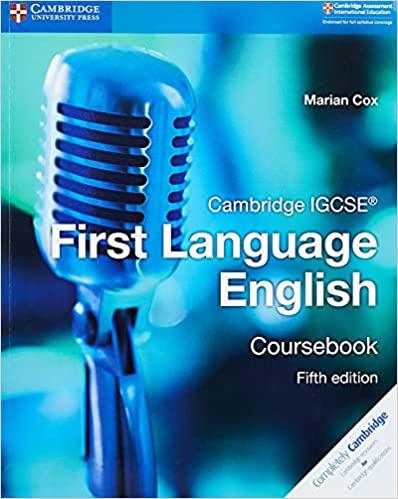 cambridge igcse first language english coursebook 5th edition marian cox 1108438881, 978-1108438889