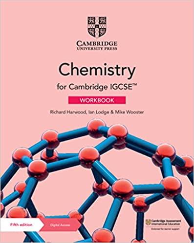 cambridge igcse chemistry workbook 5th edition richard harwood, ian lodge, mike wooster 1108948332,