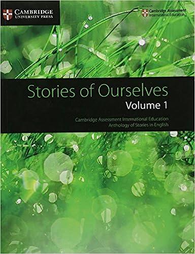 stories of ourselves volume 1 1st edition mary wilmer 1108462297, 978-1108462297