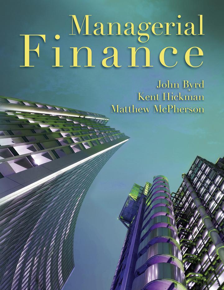 managerial finance 1st edition john byrd, kent hickman, matthew mcpherson 1621783146, 9781621783145