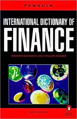penguin international dictionary of finance 3rd edition graham bannock, william manser 0140514139,