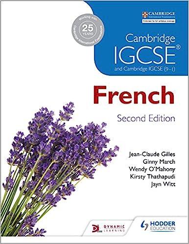 cambridge igcse french student book 2nd edition jean-claude gilles, virginia march 9781471888793