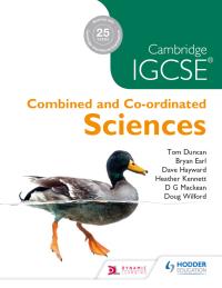 cambridge igcse combined and co-ordinated sciences 1st edition d. g. mackean, dave hayward, doug wilford,
