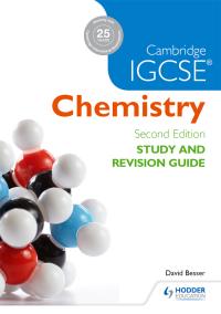 cambridge igcse chemistry study and revision guide 2nd edition david besser 1471894622, 9781471894626