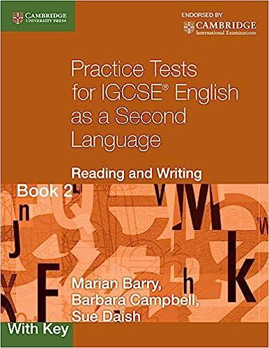 practice tests for igcse english as a second language 1st edition marian barry, barbara campbell, sue daish