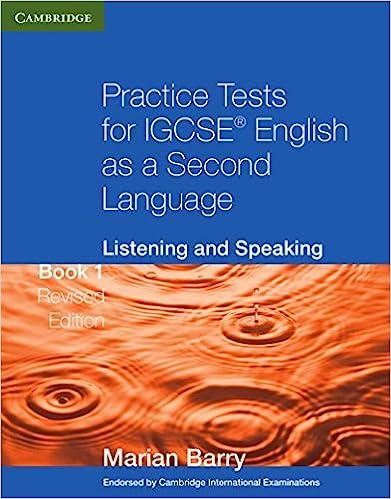 practice tests for igcse english as a second language listening and speaking 2nd edition marian barry