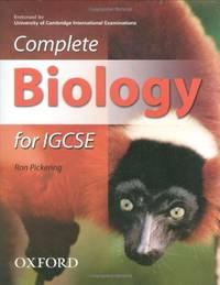 complete biology for igcse 1st edition ron pickering 0199151369, 9780199151363