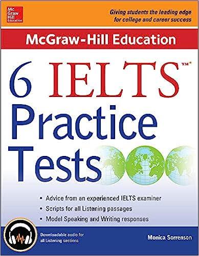 mcgraw-hill education 6 ielts practice tests with audio 1st edition monica sorrenson 0071845151,