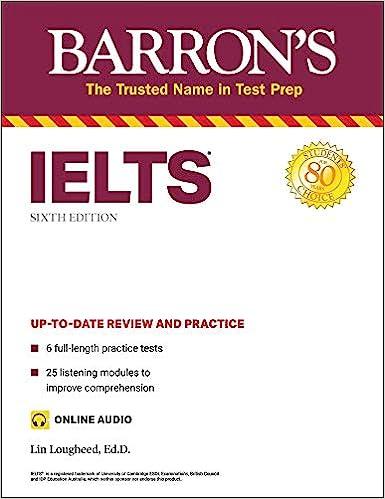 ielts with online audio barron's test prep 6th edition lin lougheed ph.d 1506268145, 978-1506268149