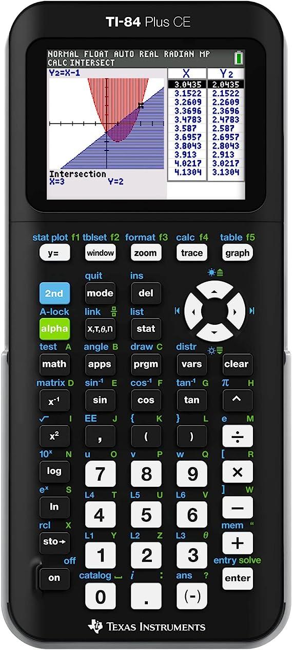 texas instruments ti-84 plus ce color graphing calculator ti-84 plus ce texas instruments b00tfyywqa
