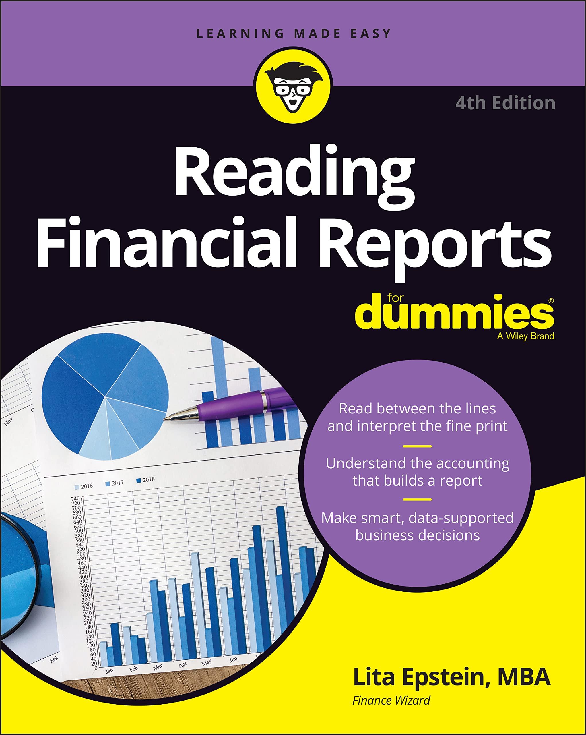 reading financial reports for dummies 4th edition lita epstein 1119871360, 978-1119871361