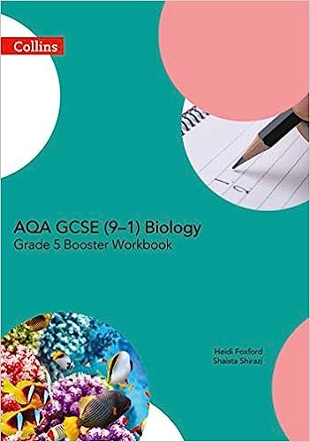 aqa gcse biology 9-1 grade 5 booster workbook 1st edition heidi foxford, shaista shirazi 000819436x,